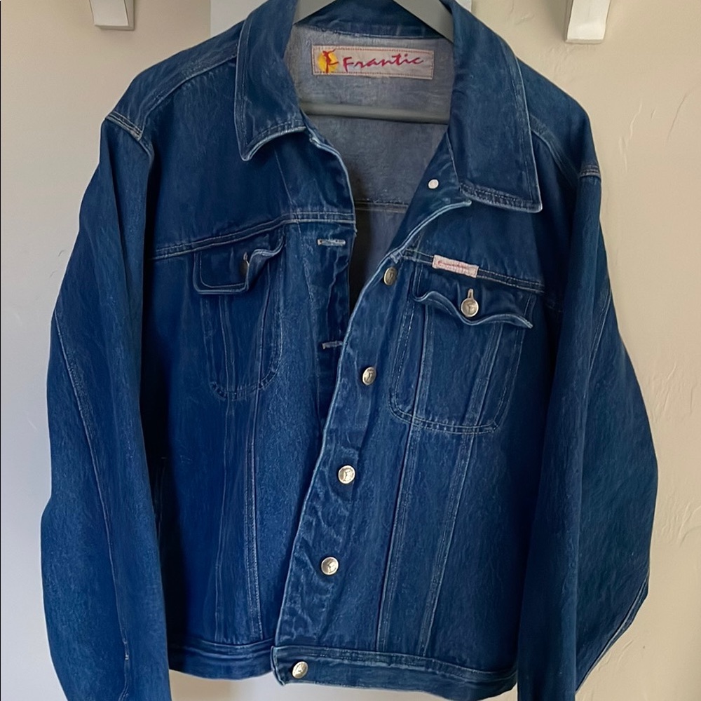 Vintage Fanatic Blue Denim Jacket pristine condition